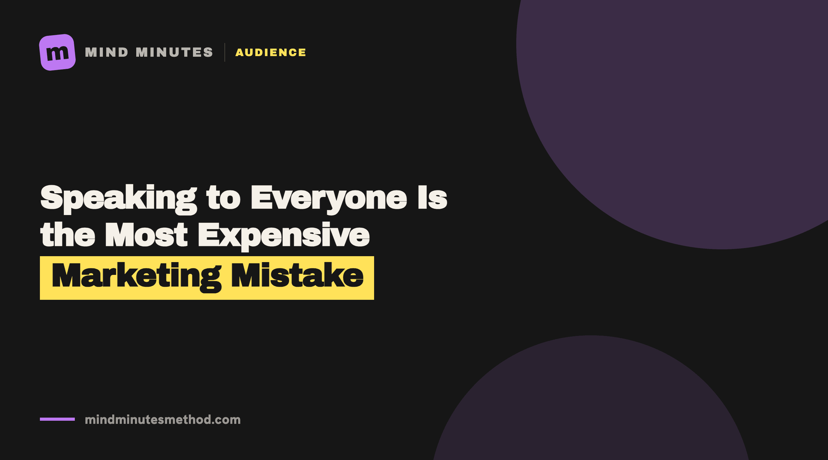 Speaking to everyone is the most expensive marketing mistake coaches make.
